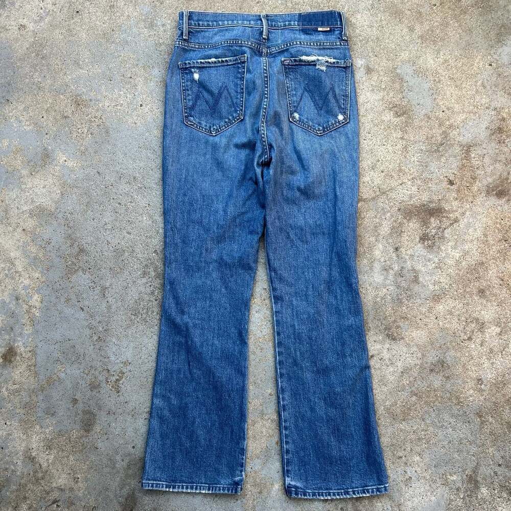 Mother Denim Jeans Size 28 Blue Distressed